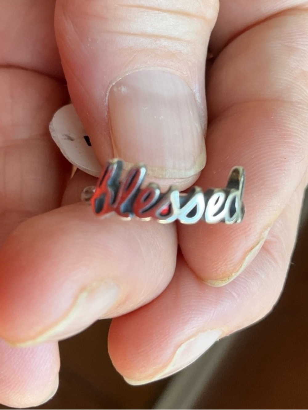 New James Avery Blessed ring